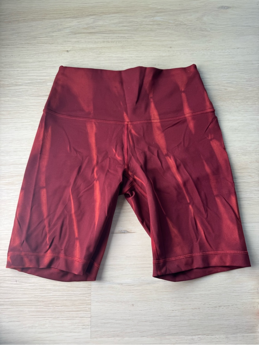 Lululemon High-Rise Wine Red Women’s Bike Shorts